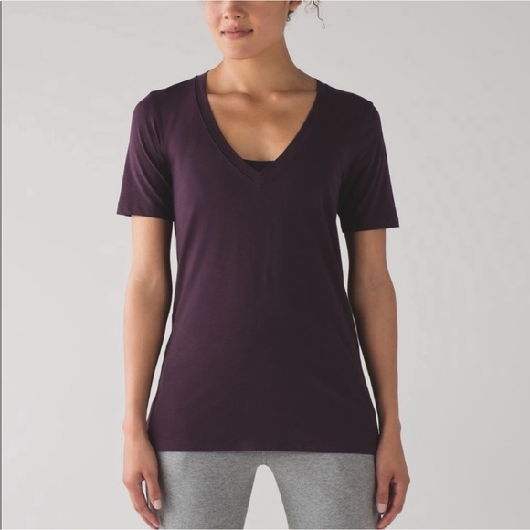 Lululemon Purple Love Tee IV Size 12 - Picture 1 of 11